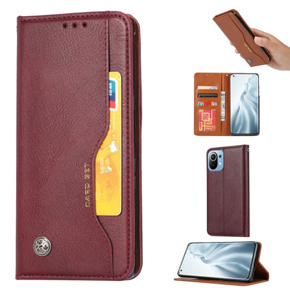 Knead Skin Texture Horizontal Flip Leather Case with Photo Frame & Holder & Card Slots & Wallet, For Xiaomi Mi 11 Pro, For Xiaomi Mi 11 Lite, For Samsung Galaxy S21 FE