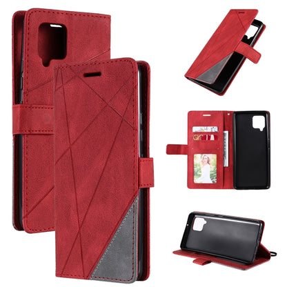 Skin Feel Splicing Horizontal Flip Leather Case with Holder & Card Slots & Wallet & Photo Frame, For Samsung Galaxy A42 5G, For Samsung Galaxy A02s, For Samsung Galaxy A12, For Motorola Moto G9 Power