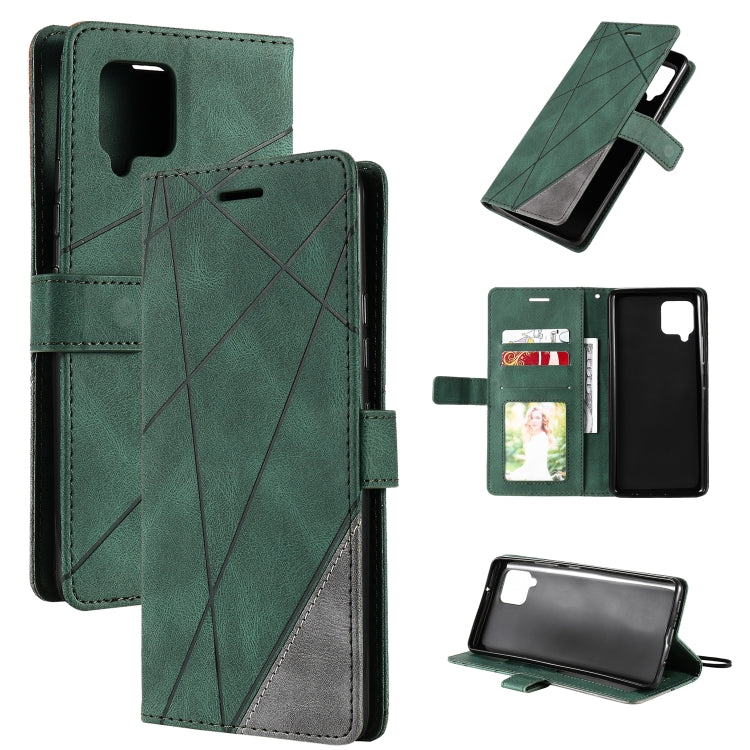 Skin Feel Splicing Horizontal Flip Leather Case with Holder & Card Slots & Wallet & Photo Frame, For Samsung Galaxy A42 5G, For Samsung Galaxy A02s, For Samsung Galaxy A12, For Motorola Moto G9 Power