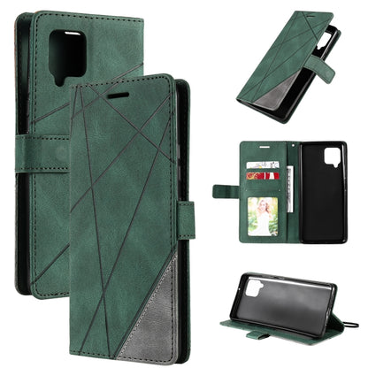 Skin Feel Splicing Horizontal Flip Leather Case with Holder & Card Slots & Wallet & Photo Frame, For Samsung Galaxy A42 5G, For Samsung Galaxy A02s, For Samsung Galaxy A12, For Motorola Moto G9 Power