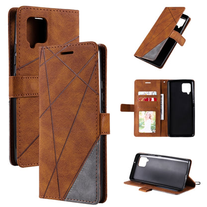 Skin Feel Splicing Horizontal Flip Leather Case with Holder & Card Slots & Wallet & Photo Frame, For Samsung Galaxy A42 5G, For Samsung Galaxy A02s, For Samsung Galaxy A12, For Motorola Moto G9 Power
