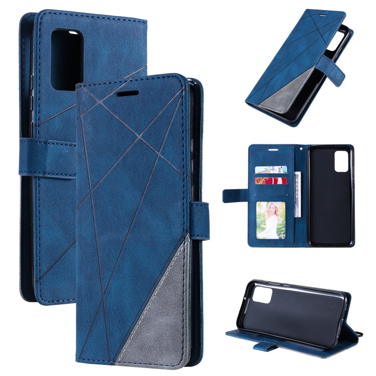 Skin Feel Splicing Horizontal Flip Leather Case with Holder & Card Slots & Wallet & Photo Frame, For Samsung Galaxy A42 5G, For Samsung Galaxy A02s, For Samsung Galaxy A12, For Motorola Moto G9 Power