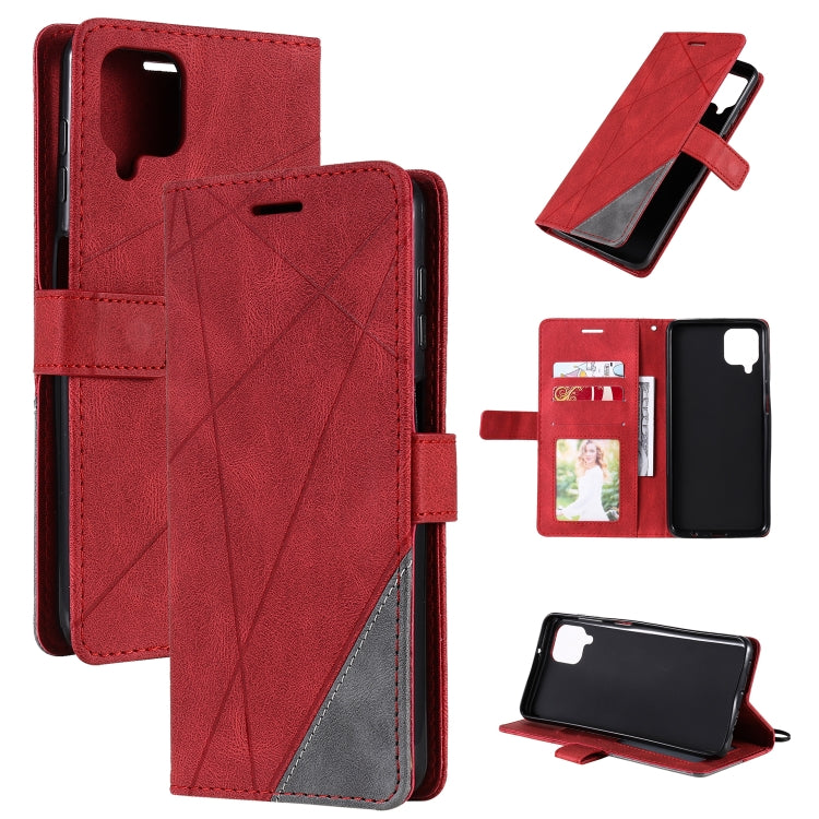 Skin Feel Splicing Horizontal Flip Leather Case with Holder & Card Slots & Wallet & Photo Frame, For Samsung Galaxy A42 5G, For Samsung Galaxy A02s, For Samsung Galaxy A12, For Motorola Moto G9 Power
