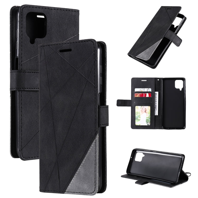 Skin Feel Splicing Horizontal Flip Leather Case with Holder & Card Slots & Wallet & Photo Frame, For Samsung Galaxy A42 5G, For Samsung Galaxy A02s, For Samsung Galaxy A12, For Motorola Moto G9 Power