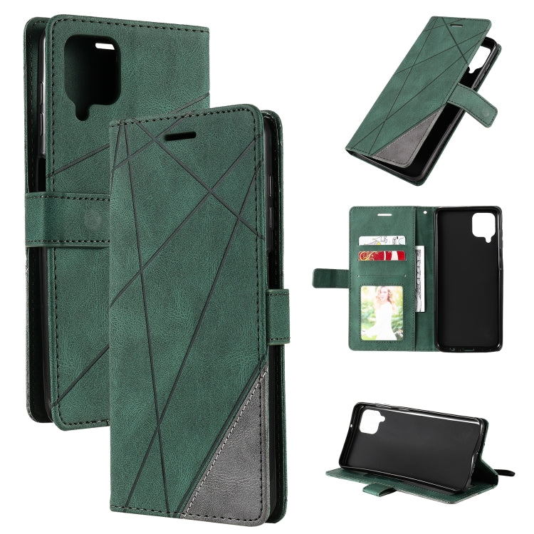 Skin Feel Splicing Horizontal Flip Leather Case with Holder & Card Slots & Wallet & Photo Frame, For Samsung Galaxy A42 5G, For Samsung Galaxy A02s, For Samsung Galaxy A12, For Motorola Moto G9 Power