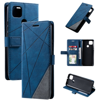 Skin Feel Splicing Horizontal Flip Leather Case with Holder & Card Slots & Wallet & Photo Frame, For Samsung Galaxy A42 5G, For Samsung Galaxy A02s, For Samsung Galaxy A12, For Motorola Moto G9 Power