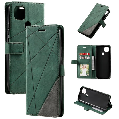 Skin Feel Splicing Horizontal Flip Leather Case with Holder & Card Slots & Wallet & Photo Frame, For Samsung Galaxy A42 5G, For Samsung Galaxy A02s, For Samsung Galaxy A12, For Motorola Moto G9 Power