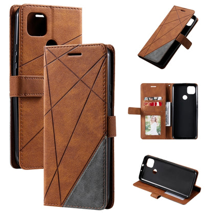 Skin Feel Splicing Horizontal Flip Leather Case with Holder & Card Slots & Wallet & Photo Frame, For Samsung Galaxy A42 5G, For Samsung Galaxy A02s, For Samsung Galaxy A12, For Motorola Moto G9 Power