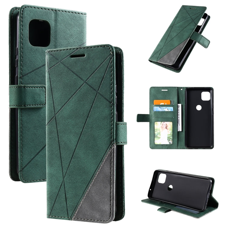Skin Feel Splicing Horizontal Flip Leather Case with Holder & Card Slots & Wallet & Photo Frame, For Motorola Moto G 5G, For Motorola Moto E7 Power, For Huawei Mate 10 Lite, For Samsung Galaxy A02 (EU Version)