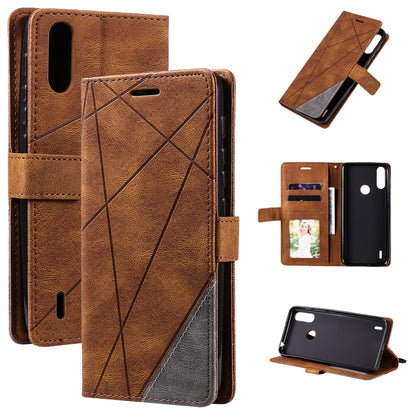 Skin Feel Splicing Horizontal Flip Leather Case with Holder & Card Slots & Wallet & Photo Frame, For Motorola Moto G 5G, For Motorola Moto E7 Power, For Huawei Mate 10 Lite, For Samsung Galaxy A02 (EU Version)