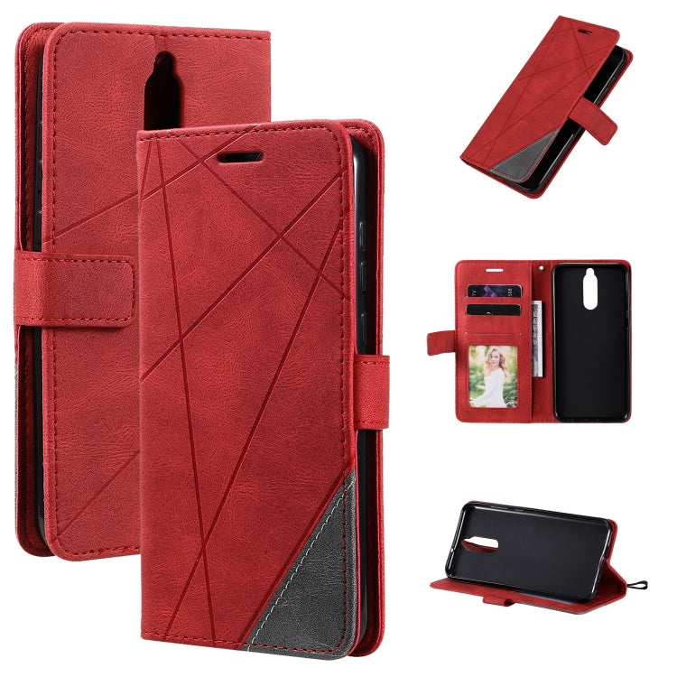 Skin Feel Splicing Horizontal Flip Leather Case with Holder & Card Slots & Wallet & Photo Frame, For Motorola Moto G 5G, For Motorola Moto E7 Power, For Huawei Mate 10 Lite, For Samsung Galaxy A02 (EU Version)
