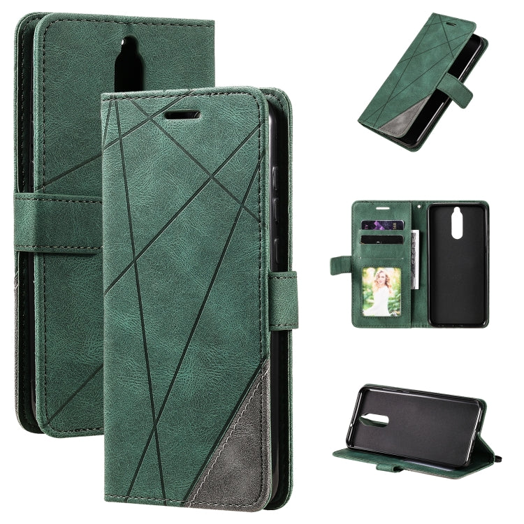 Skin Feel Splicing Horizontal Flip Leather Case with Holder & Card Slots & Wallet & Photo Frame, For Motorola Moto G 5G, For Motorola Moto E7 Power, For Huawei Mate 10 Lite, For Samsung Galaxy A02 (EU Version)