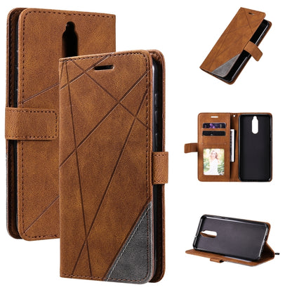 Skin Feel Splicing Horizontal Flip Leather Case with Holder & Card Slots & Wallet & Photo Frame, For Motorola Moto G 5G, For Motorola Moto E7 Power, For Huawei Mate 10 Lite, For Samsung Galaxy A02 (EU Version)