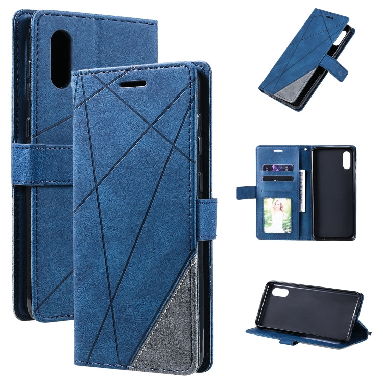 Skin Feel Splicing Horizontal Flip Leather Case with Holder & Card Slots & Wallet & Photo Frame, For Motorola Moto G 5G, For Motorola Moto E7 Power, For Huawei Mate 10 Lite, For Samsung Galaxy A02 (EU Version)