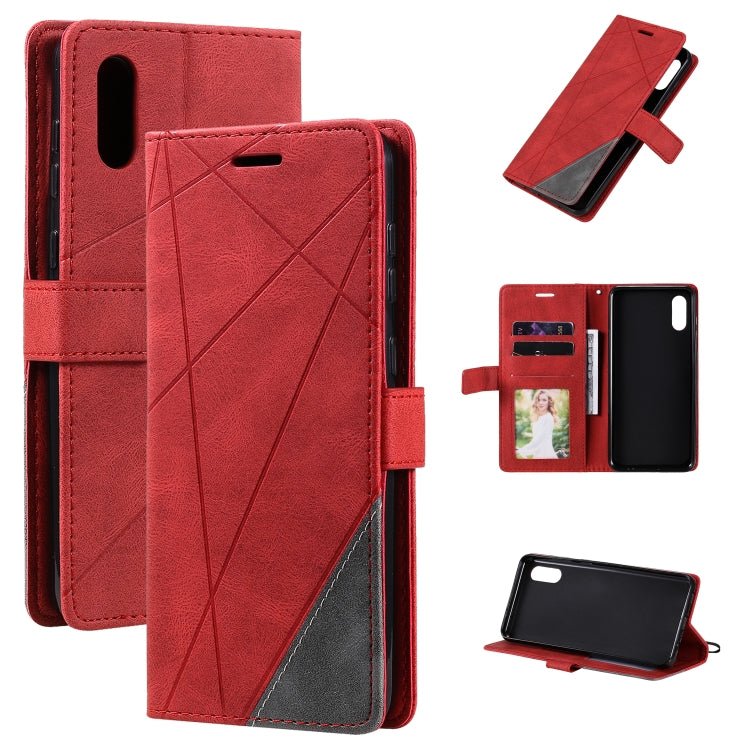 Skin Feel Splicing Horizontal Flip Leather Case with Holder & Card Slots & Wallet & Photo Frame, For Motorola Moto G 5G, For Motorola Moto E7 Power, For Huawei Mate 10 Lite, For Samsung Galaxy A02 (EU Version)
