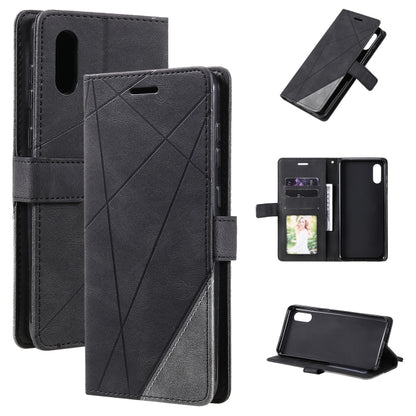 Skin Feel Splicing Horizontal Flip Leather Case with Holder & Card Slots & Wallet & Photo Frame, For Motorola Moto G 5G, For Motorola Moto E7 Power, For Huawei Mate 10 Lite, For Samsung Galaxy A02 (EU Version)