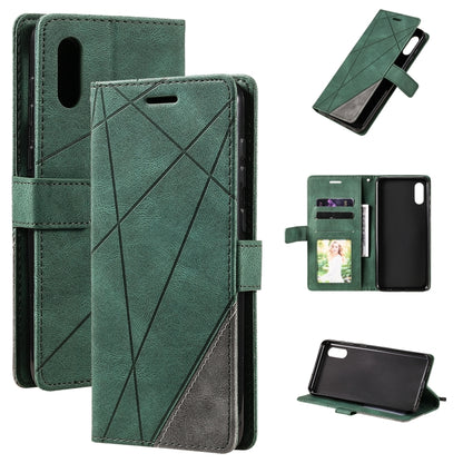Skin Feel Splicing Horizontal Flip Leather Case with Holder & Card Slots & Wallet & Photo Frame, For Motorola Moto G 5G, For Motorola Moto E7 Power, For Huawei Mate 10 Lite, For Samsung Galaxy A02 (EU Version)