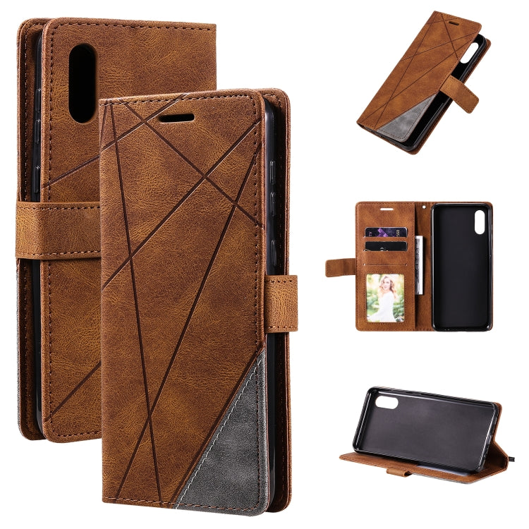 Skin Feel Splicing Horizontal Flip Leather Case with Holder & Card Slots & Wallet & Photo Frame, For Motorola Moto G 5G, For Motorola Moto E7 Power, For Huawei Mate 10 Lite, For Samsung Galaxy A02 (EU Version)