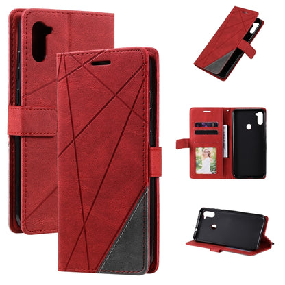 Skin Feel Splicing Horizontal Flip Leather Case with Holder & Card Slots & Wallet & Photo Frame, For Samsung Galaxy A11 (EU Version), For Samsung Galaxy A32 5G, For OnePlus 8T