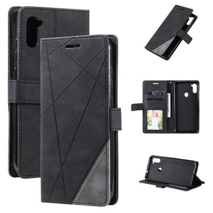 Skin Feel Splicing Horizontal Flip Leather Case with Holder & Card Slots & Wallet & Photo Frame, For Samsung Galaxy A11 (EU Version), For Samsung Galaxy A32 5G, For OnePlus 8T
