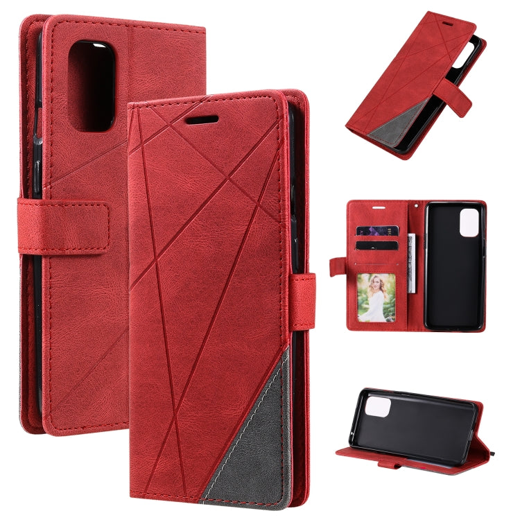Skin Feel Splicing Horizontal Flip Leather Case with Holder & Card Slots & Wallet & Photo Frame, For Samsung Galaxy A11 (EU Version), For Samsung Galaxy A32 5G, For OnePlus 8T