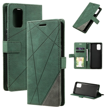Skin Feel Splicing Horizontal Flip Leather Case with Holder & Card Slots & Wallet & Photo Frame, For Samsung Galaxy A11 (EU Version), For Samsung Galaxy A32 5G, For OnePlus 8T