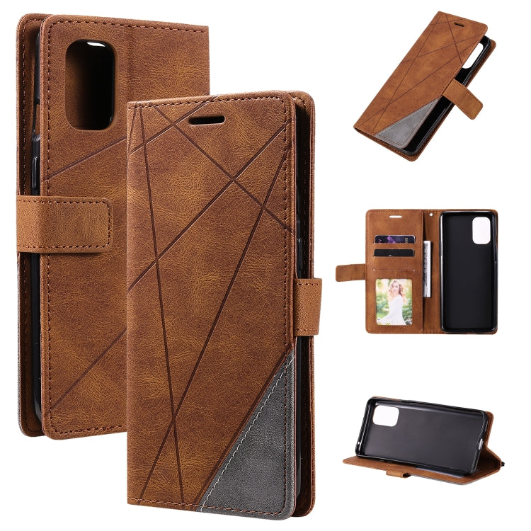 Skin Feel Splicing Horizontal Flip Leather Case with Holder & Card Slots & Wallet & Photo Frame, For Samsung Galaxy A11 (EU Version), For Samsung Galaxy A32 5G, For OnePlus 8T