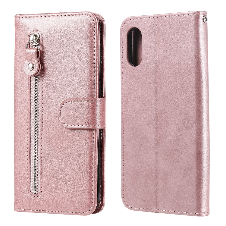 Fashion Calf Texture Zipper Horizontal Flip Leather Case with Stand & Card Slots & Wallet, For OPPO Reno5 / Find X3 Lite, For Xiaomi Redmi Note 10 4G / Note 10S, For Xiaomi Redmi Note 10 Pro / 10 Pro Max, For Samsung Galaxy A02 / M02 (EU Version)