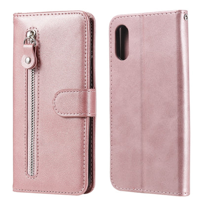 Fashion Calf Texture Zipper Horizontal Flip Leather Case with Stand & Card Slots & Wallet, For OPPO Reno5 / Find X3 Lite, For Xiaomi Redmi Note 10 4G / Note 10S, For Xiaomi Redmi Note 10 Pro / 10 Pro Max, For Samsung Galaxy A02 / M02 (EU Version)