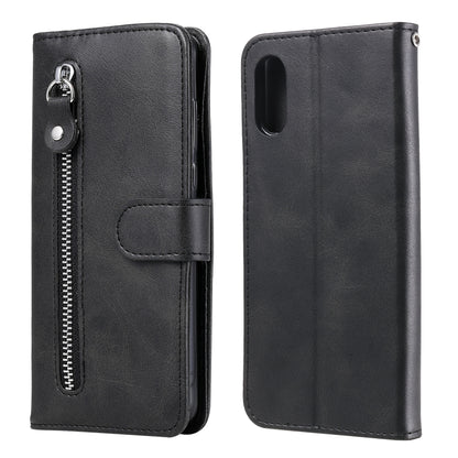 Fashion Calf Texture Zipper Horizontal Flip Leather Case with Stand & Card Slots & Wallet, For OPPO Reno5 / Find X3 Lite, For Xiaomi Redmi Note 10 4G / Note 10S, For Xiaomi Redmi Note 10 Pro / 10 Pro Max, For Samsung Galaxy A02 / M02 (EU Version)