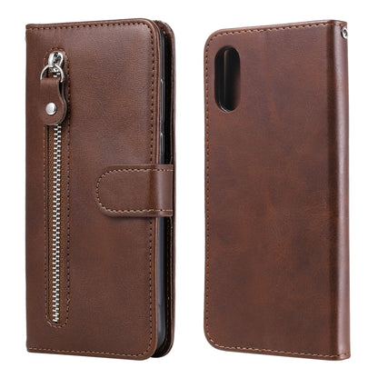 Fashion Calf Texture Zipper Horizontal Flip Leather Case with Stand & Card Slots & Wallet, For OPPO Reno5 / Find X3 Lite, For Xiaomi Redmi Note 10 4G / Note 10S, For Xiaomi Redmi Note 10 Pro / 10 Pro Max, For Samsung Galaxy A02 / M02 (EU Version)