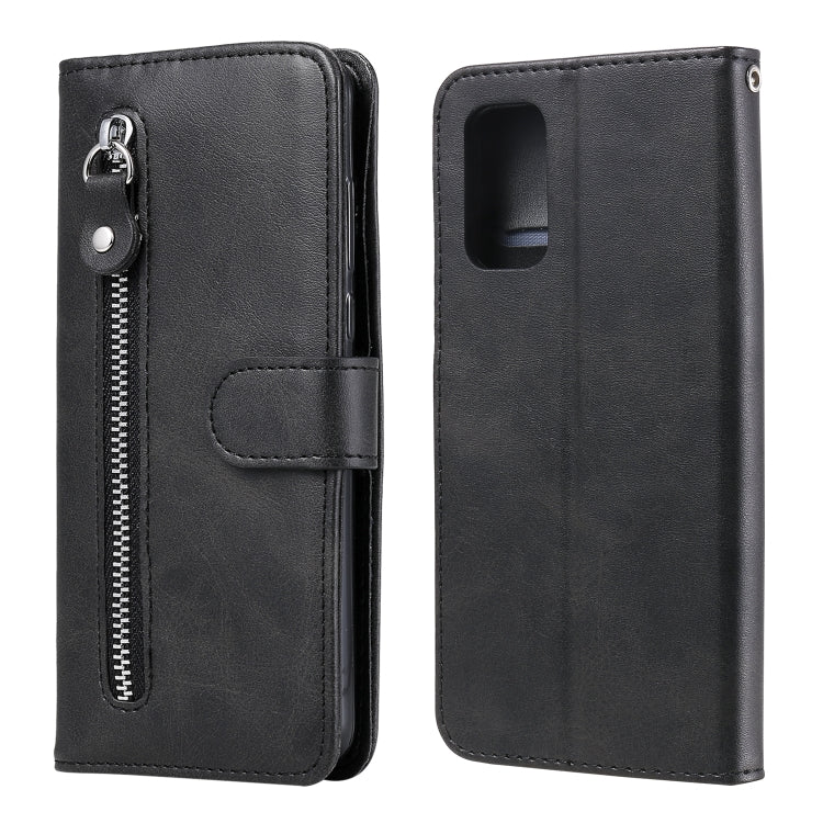 Fashion Calf Texture Zipper Horizontal Flip Leather Case with Stand & Card Slots & Wallet, For Samsung Galaxy A32 4G