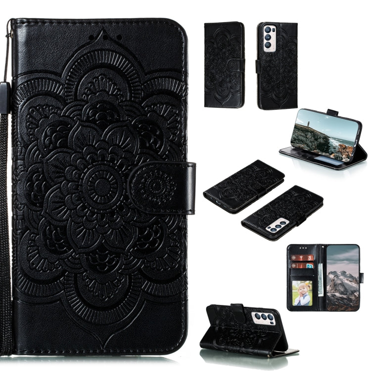 Mandala Embossing Pattern Horizontal Flip PU Leather Case with Holder & Card Slots & Walle & Lanyard, For OPPO Reno5 Pro+ / Find X3 Neo, For OPPO Find X3 / Find X3 Pro, For OPPO Reno5 Pro 5G