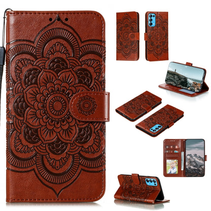Mandala Embossing Pattern Horizontal Flip PU Leather Case with Holder & Card Slots & Walle & Lanyard, For OPPO Reno5 Pro+ / Find X3 Neo, For OPPO Find X3 / Find X3 Pro, For OPPO Reno5 Pro 5G