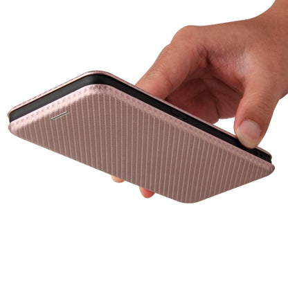 Carbon Fiber Texture Magnetic Horizontal Flip TPU + PC + PU Leather Case with Card Slot, For OPPO F19 / A74 4G, For Blackview A70 (2021)