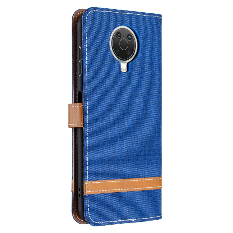 Color Matching Denim Texture Horizontal Flip Leather Case with Holder & Card Slots & Wallet & Lanyard, For Nokia G20 / G10, For Nokia 1.4
