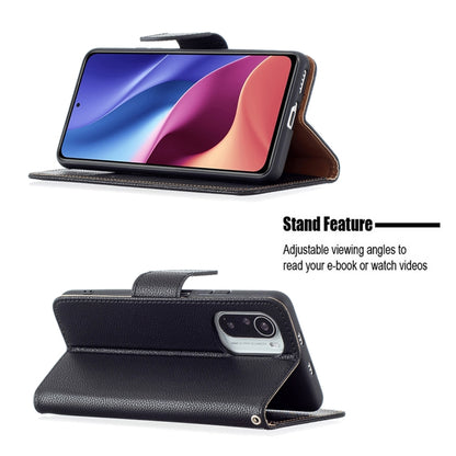 Litchi Texture Pure Color Horizontal Flip Leather Case with Holder & Card Slots & Wallet & Lanyard, For Xiaomi Redmi K40 /K40 Pro