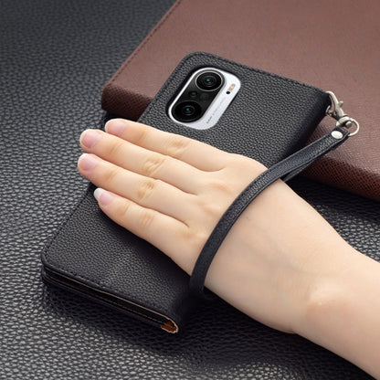 Litchi Texture Pure Color Horizontal Flip Leather Case with Holder & Card Slots & Wallet & Lanyard, For Xiaomi Redmi K40 /K40 Pro