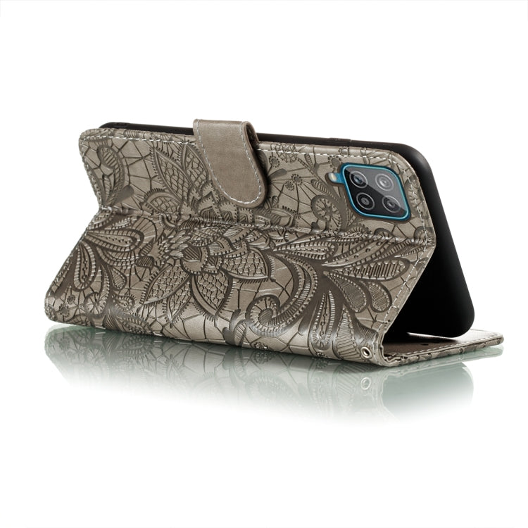 Lace Flower Embossing Pattern Horizontal Flip Leather Case with Holder & Card Slots & Wallet & Photo Frame, For Samsung Galaxy A22 4G, For Samsung Galaxy A22 5G, For Samsung Galaxy A82 5G, For Samsung Galaxy S21 FE