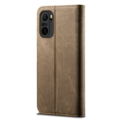 Denim Texture Casual Style Horizontal Flip Leather Case with Holder & Card Slots & Wallet, For Xiaomi Redmi K40 / K40 Pro / K40 Pro+, For Xiaomi Redmi Note 10 Pro / Note 10 Pro (India) / Note 10 Pro Max, For Xiaomi Redmi Note 10 / Note 10S             ...