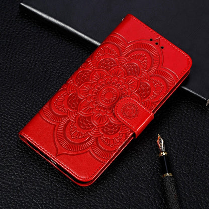 Sun Mandala Embossing Pattern Horizontal Flip PU Leather Case with Holder & Card Slots & Wallet & Lanyard, For Samsung Galaxy A22 5G, For Samsung Galaxy A22 4G, For Samsung Galaxy A82 5G