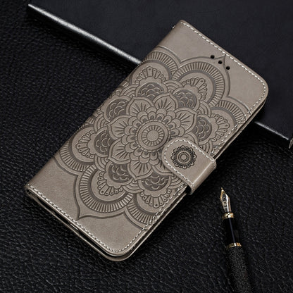 Sun Mandala Embossing Pattern Horizontal Flip PU Leather Case with Holder & Card Slots & Wallet & Lanyard, For Samsung Galaxy A22 5G, For Samsung Galaxy A22 4G, For Samsung Galaxy A82 5G