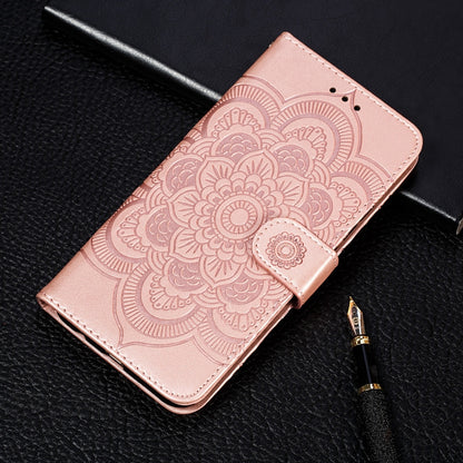 Sun Mandala Embossing Pattern Horizontal Flip PU Leather Case with Holder & Card Slots & Wallet & Lanyard, For Samsung Galaxy A22 5G, For Samsung Galaxy A22 4G, For Samsung Galaxy A82 5G