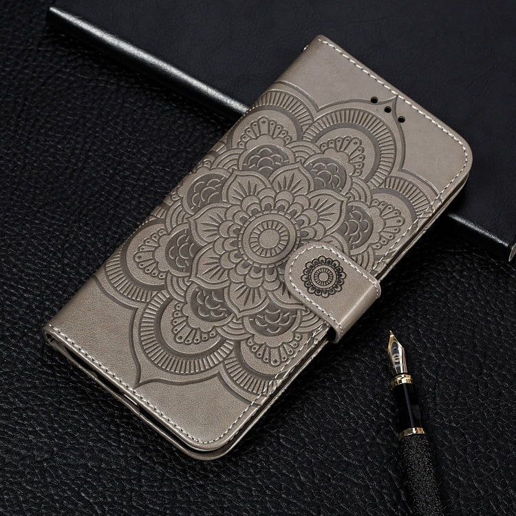 Sun Mandala Embossing Pattern Horizontal Flip PU Leather Case with Holder & Card Slots & Wallet & Lanyard, For Samsung Galaxy A22 5G, For Samsung Galaxy A22 4G, For Samsung Galaxy A82 5G