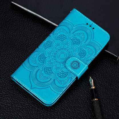 Sun Mandala Embossing Pattern Horizontal Flip PU Leather Case with Holder & Card Slots & Wallet & Lanyard, For Samsung Galaxy A22 5G, For Samsung Galaxy A22 4G, For Samsung Galaxy A82 5G