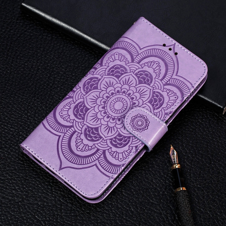 Sun Mandala Embossing Pattern Horizontal Flip PU Leather Case with Holder & Card Slots & Wallet & Lanyard, For Samsung Galaxy S21 FE, For Xiaomi Mi 11 Ultra