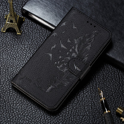 Litchi Texture Feather Embossing Pattern Horizontal Flip Leather Case with Holder & Card Slots & Wallet & Photo Frame & Lanyard, For Samsung Galaxy A22 4G, For Samsung Galaxy A22 5G, For Samsung Galaxy A82 5G, For Samsung Galaxy S21 FE                 ...
