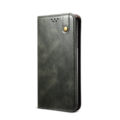 Simple Wax Crazy Horse Texture Horizontal Flip Leather Case with Card Slots & Wallet, For Xiaomi Mi 11, For Xiaomi Mi 11 Lite, For Xiaomi Mi 11 Pro, For Xiaomi Mi 11 Ultra