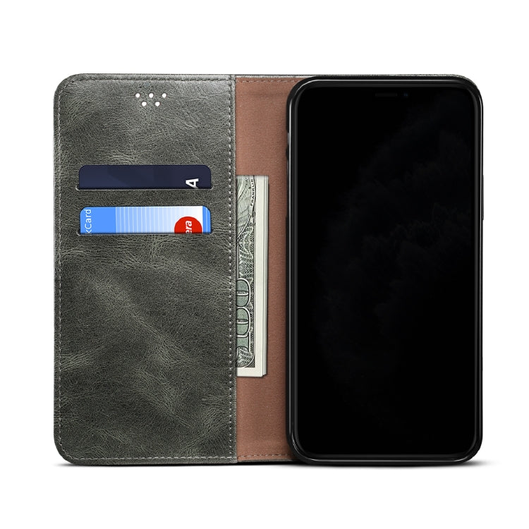 Simple Wax Crazy Horse Texture Horizontal Flip Leather Case with Card Slots & Wallet, For Xiaomi Mi 11, For Xiaomi Mi 11 Lite, For Xiaomi Mi 11 Pro, For Xiaomi Mi 11 Ultra
