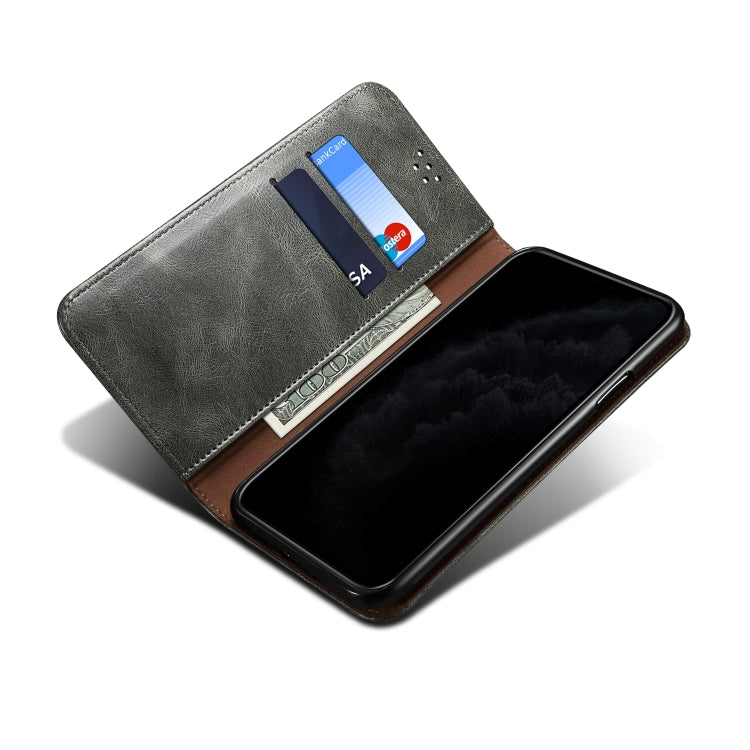 Simple Wax Crazy Horse Texture Horizontal Flip Leather Case with Card Slots & Wallet, For Xiaomi Mi 11, For Xiaomi Mi 11 Lite, For Xiaomi Mi 11 Pro, For Xiaomi Mi 11 Ultra